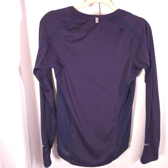 Nike Dri-Fit Womens Small Purple Long Sleeve Vented Athletic Training Top Shirt - Picture 2 of 7